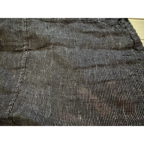 FLAX 2 piece Set 100% Linen Box Top Wide Leg Pants S - Picture 4 of 7